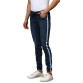 Campus Denim Solid Side Tape Slim Fit Jeans